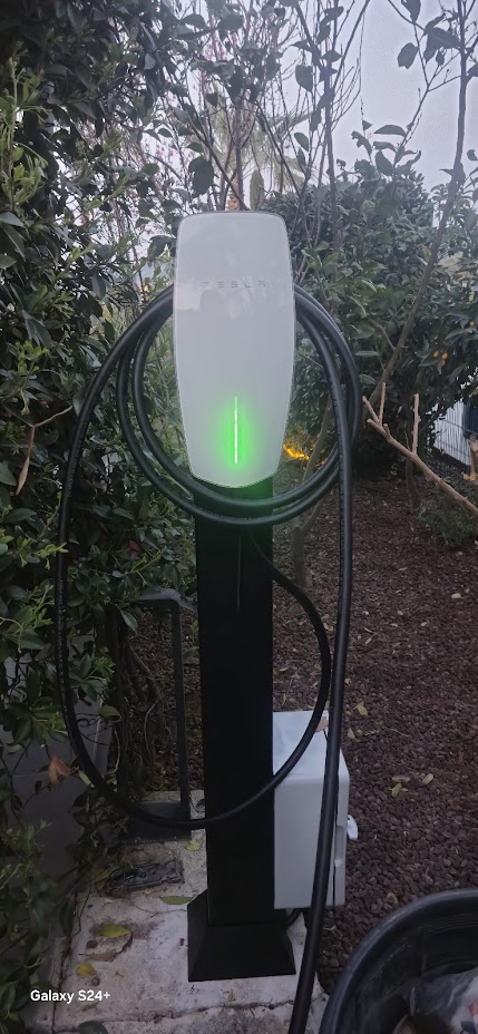  Tesla 22kw Araç Şarj İstasyonu Montajı